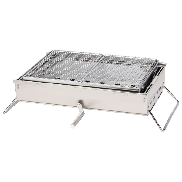 Snow Peak - Large BBQ-Box - Grill metallic von Snow Peak