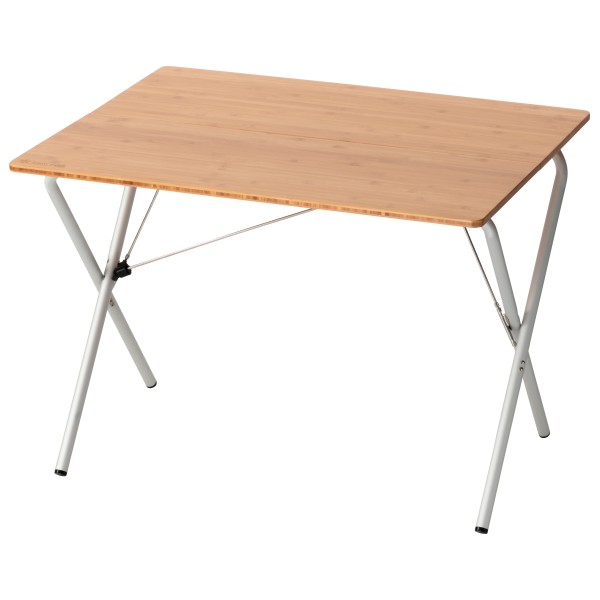 Snow Peak - Single Action Table Bamboo Top - Campingtisch beige von Snow Peak