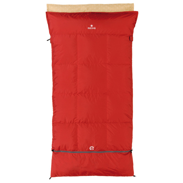 Snow Peak - Sleeping Bag Ofuton Wide 1400 - Daunenschlafsack rot von Snow Peak