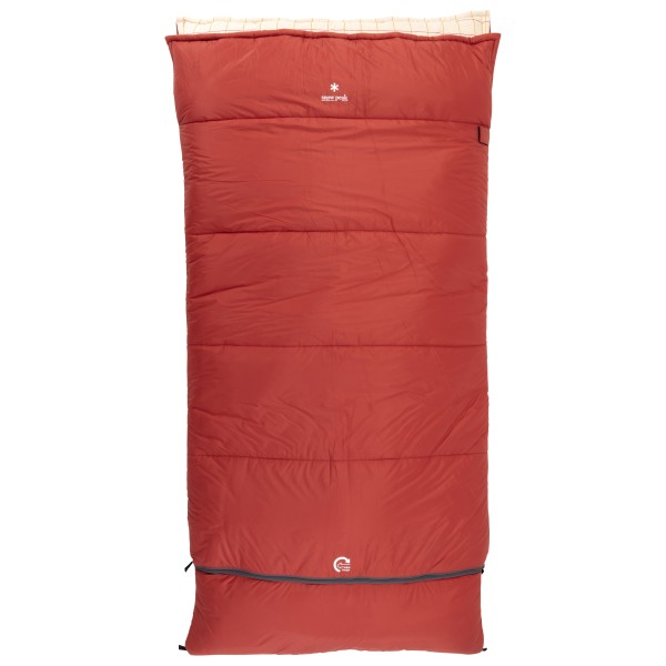 Snow Peak - Sleeping Bag Ofuton Wide LX - Kunstfaserschlafsack rot von Snow Peak