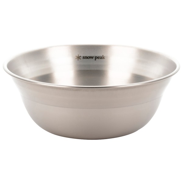 Snow Peak - Tableware Bowl Gr L grau von Snow Peak