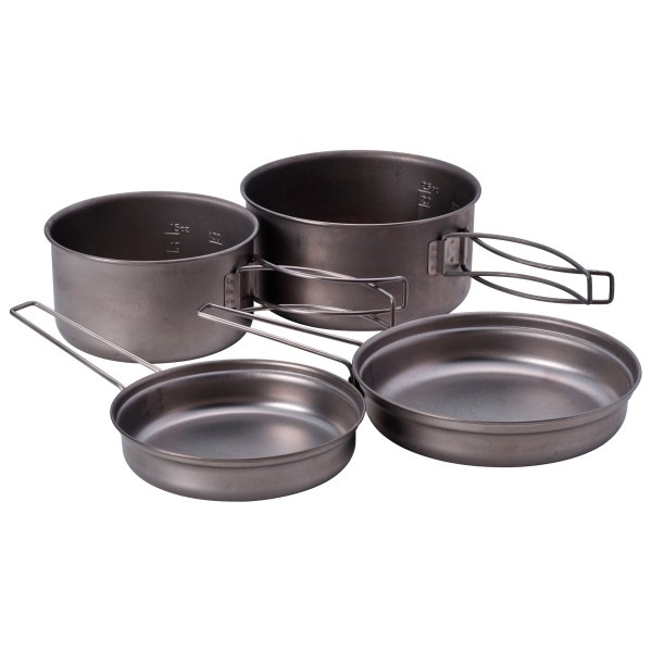 Snow Peak - Titanium Multi Compact Cook Set - Kochset grau von Snow Peak