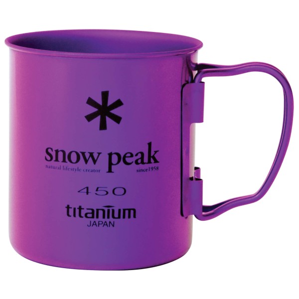 Snow Peak - Titanium Single Cup - Tasse Gr 450 ml lila von Snow Peak