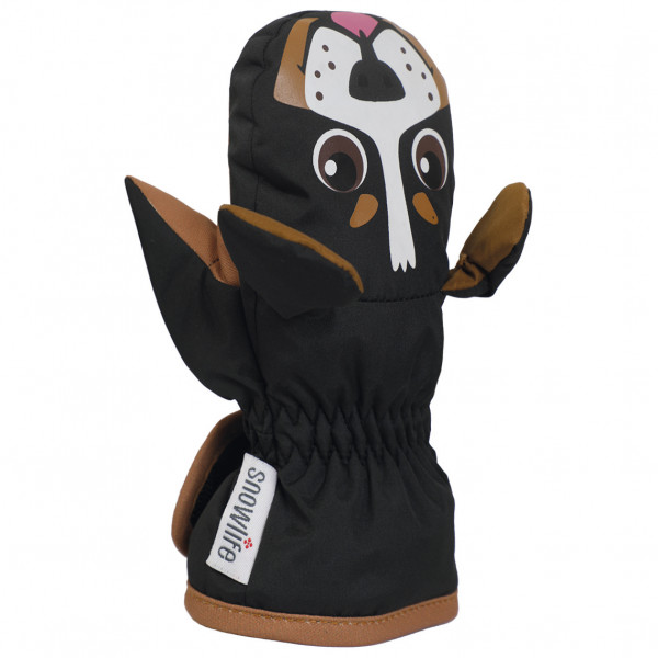 Snowlife - Baby's Animal Mitten - Handschuhe Gr BS schwarz von Snowlife