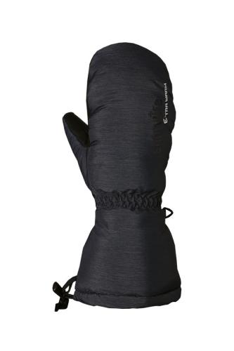 Snowlife Big Down DT Mitten - black melange (Grösse: LXL) von Snowlife