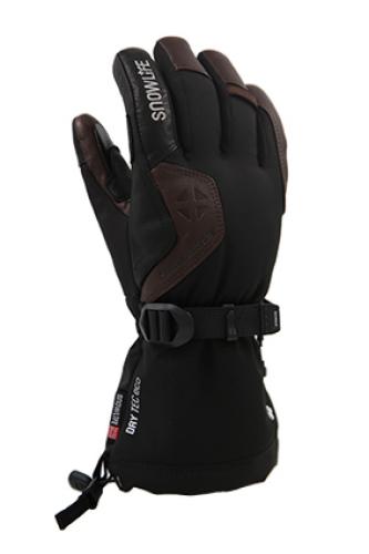 Snowlife Capricorn DT Eco Skihandschuh - black/brown (Grösse: LL) von Snowlife