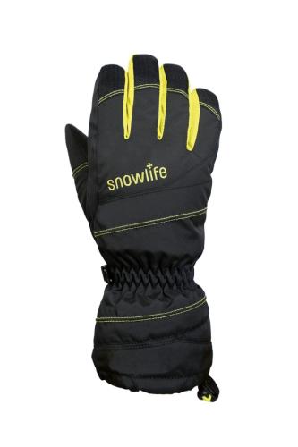 Snowlife Lucky GTX Kinder Skihandschuh - black/lime (Grösse: JXL) von Snowlife