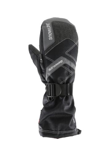 Snowlife Thermo Mitten Kinder Skihandschuh - black/graphite (Grösse: JL) von Snowlife