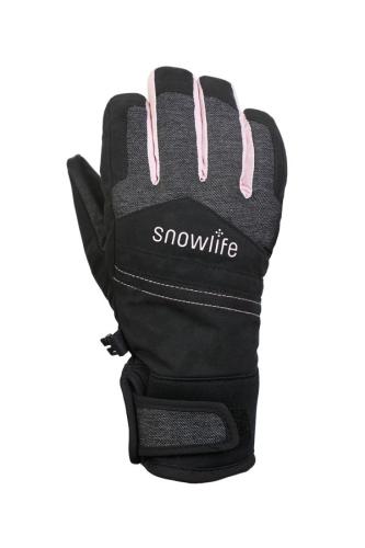 Snowlife Venture GTX Kinder Skihandschuh - black/rose (Grösse: JL) von Snowlife