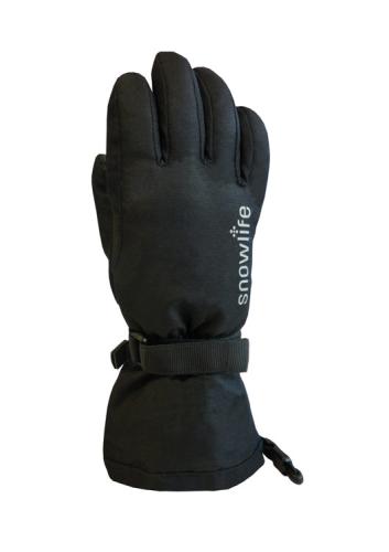 Snowlife Long Cuff DT Kinder Skihandschuh - black (Grösse: KM) von Snowlife