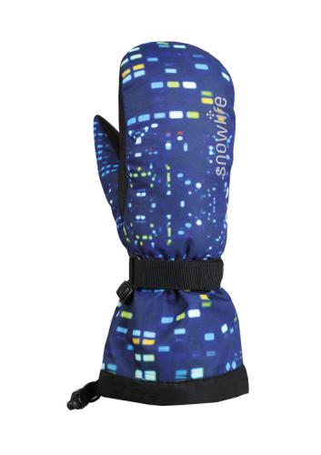 Snowlife Long Cuff DT Mitten Kinder Skihandschuh - colored lights (Grösse: KL) von Snowlife