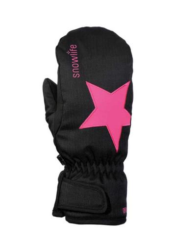 Snowlife Kids Sirius DT Mitten - graphite/pink (Grösse: KS) von Snowlife