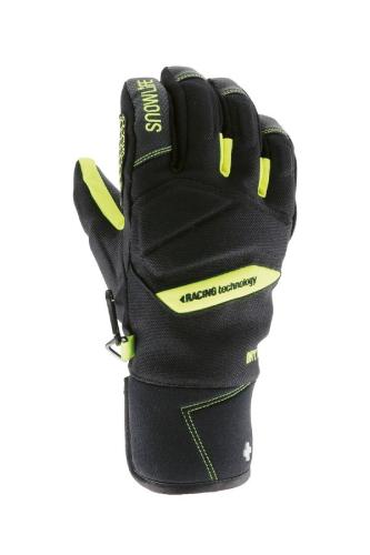 Snowlife Racer DT Kinder Skihandschuh - black/lime (Grösse: JM) von Snowlife