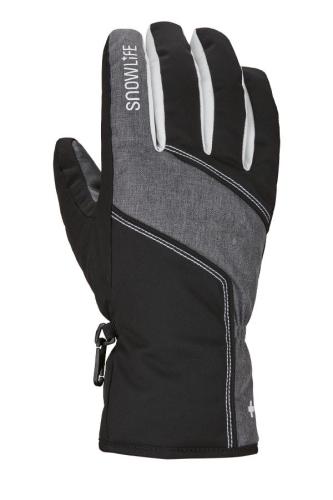 Snowlife Spark Skihandschuh - black/grey (Grösse: ML) von Snowlife