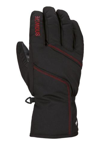 Snowlife Spark Skihandschuh - black/red (Grösse: LL) von Snowlife