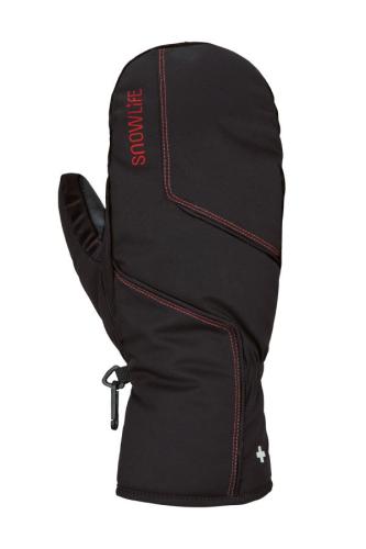 Snowlife Spark Mitten Skihandschuh - black/red (Grösse: LL) von Snowlife