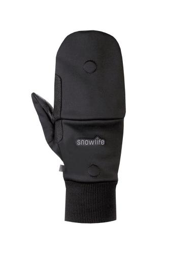 Snowlife WS Soft Shell Mitten Cap Skihandschuh - black (Grösse: LL) von Snowlife