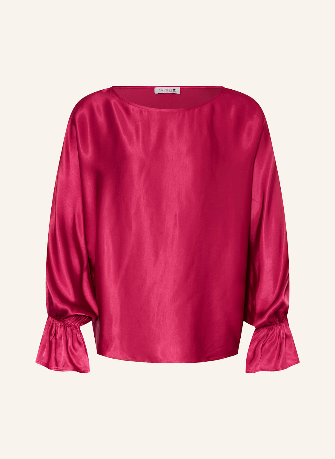 Sosue Blusenshirt Antonia Aus Satin pink Sosue Blusenshirt Antonia Aus Satin pink von SoSUE