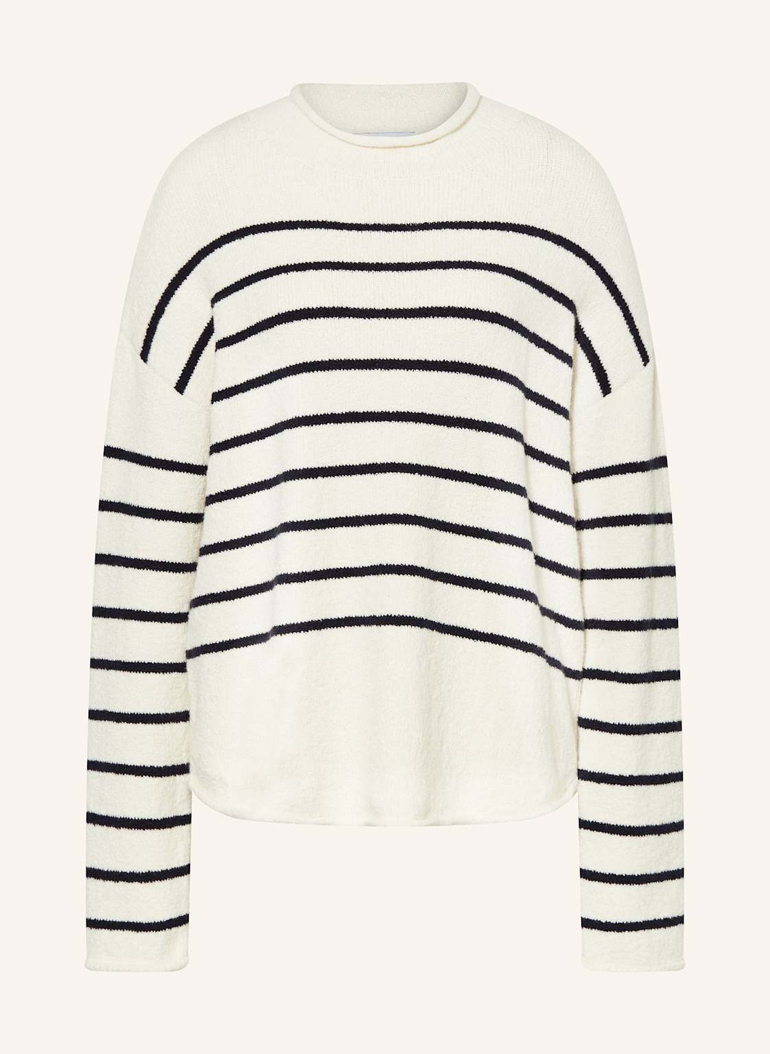 Sosue Bouclé-Pullover weiss Sosue Bouclé-Pullover weiss von SoSUE