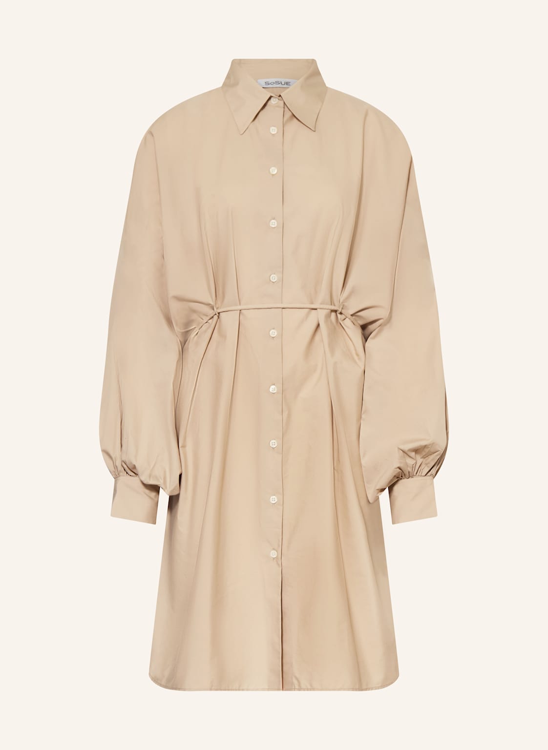 Sosue Hemdblusenkleid Antonia beige Sosue Hemdblusenkleid Antonia beige von SoSUE