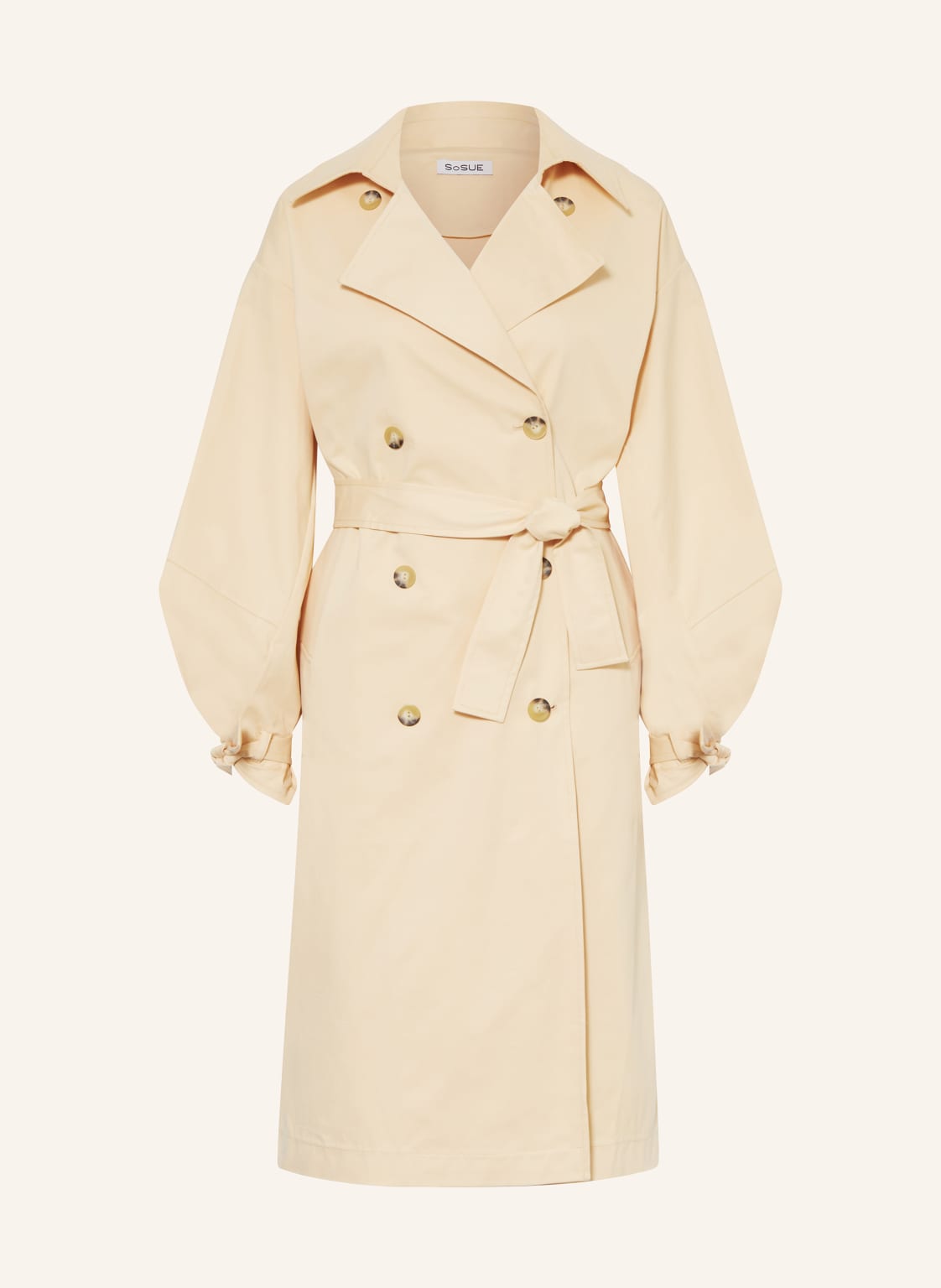 Sosue Oversized-Trenchcoat Antonia beige Sosue Oversized-Trenchcoat Antonia beige von SoSUE
