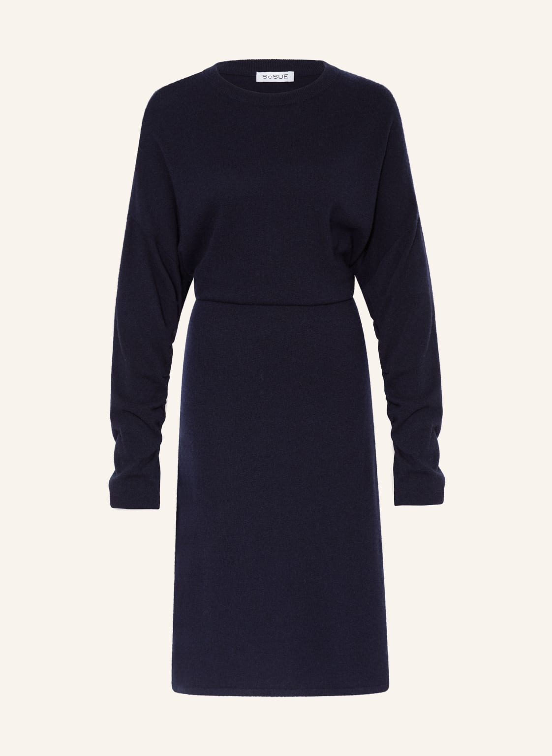 Sosue Strickkleid Aus Merinowolle blau Sosue Strickkleid Aus Merinowolle blau von SoSUE