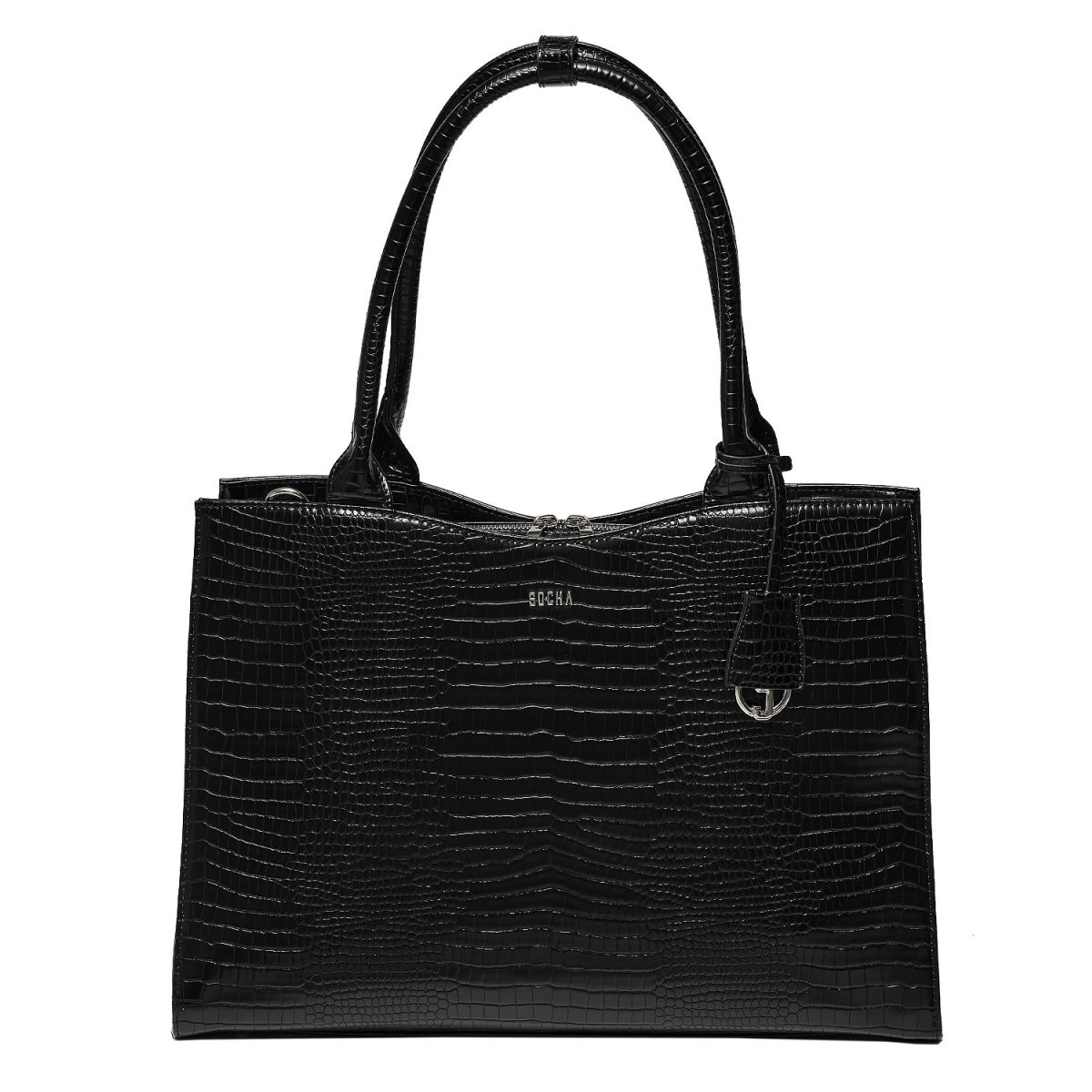 Businessbag CrocodileJet 14"-15.6", Black von Socha