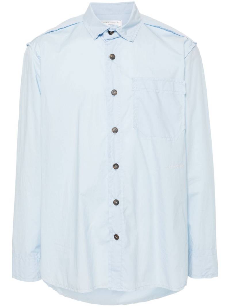 Société Anonyme Antoine raw-cut shirt - Blue von Société Anonyme