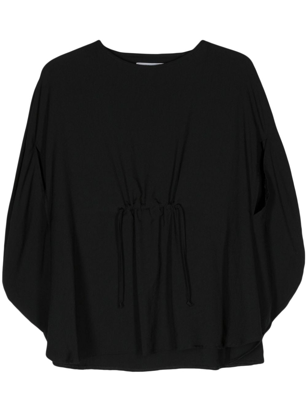 Société Anonyme Circle crepe blouse - Black von Société Anonyme