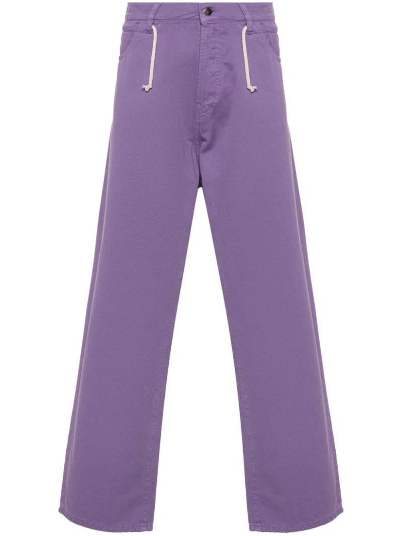 Société Anonyme Giant straight-leg trousers - Purple von Société Anonyme