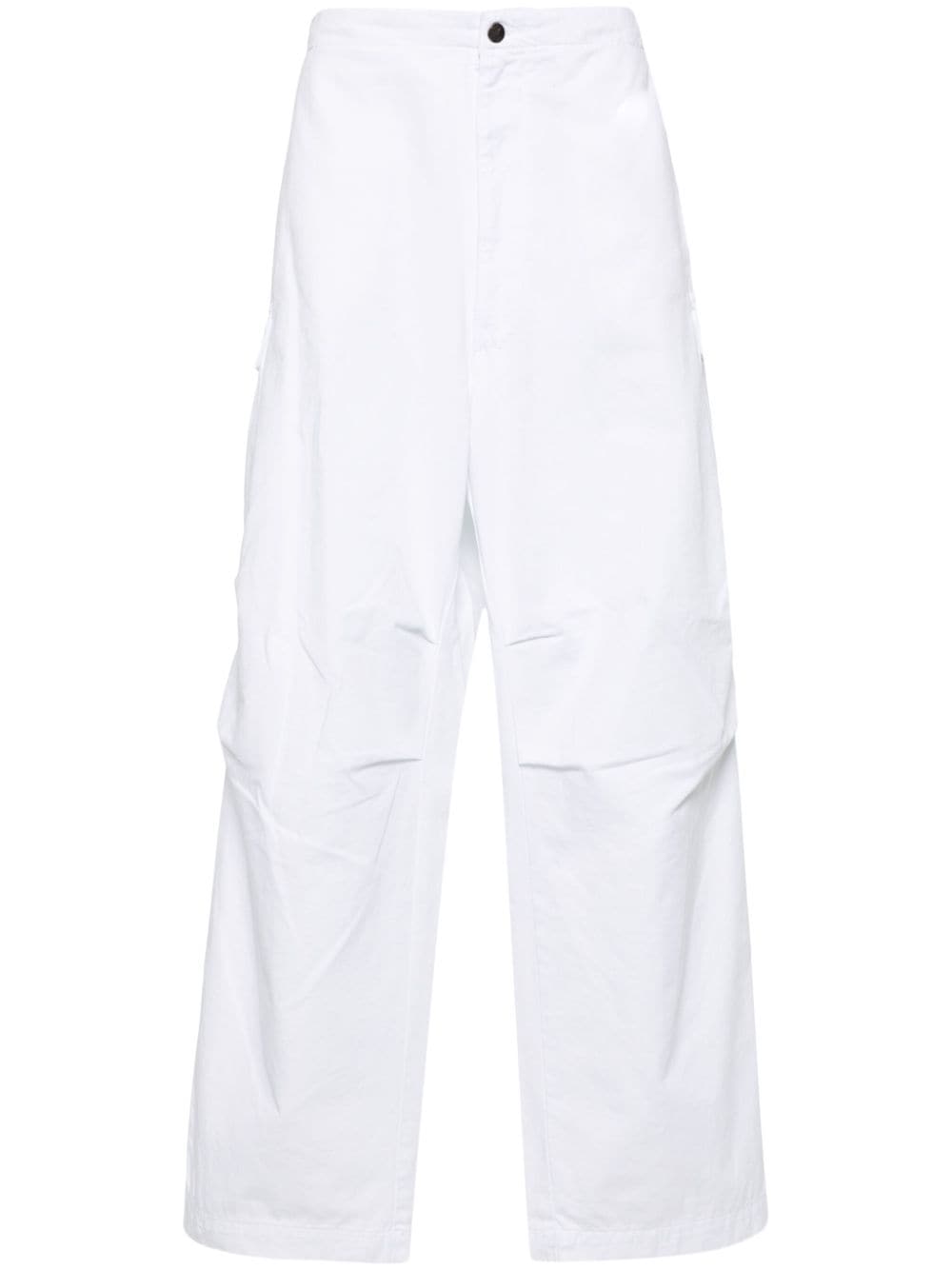 Société Anonyme Indy oversized wide-leg trousers - White von Société Anonyme