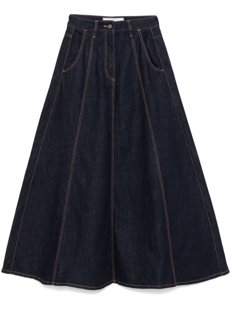 Société Anonyme Jenny midi skirt - Blue von Société Anonyme