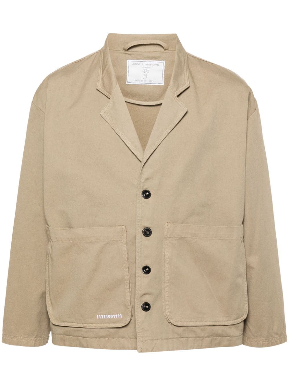 Société Anonyme Kensington single-breasted blazer - Neutrals von Société Anonyme