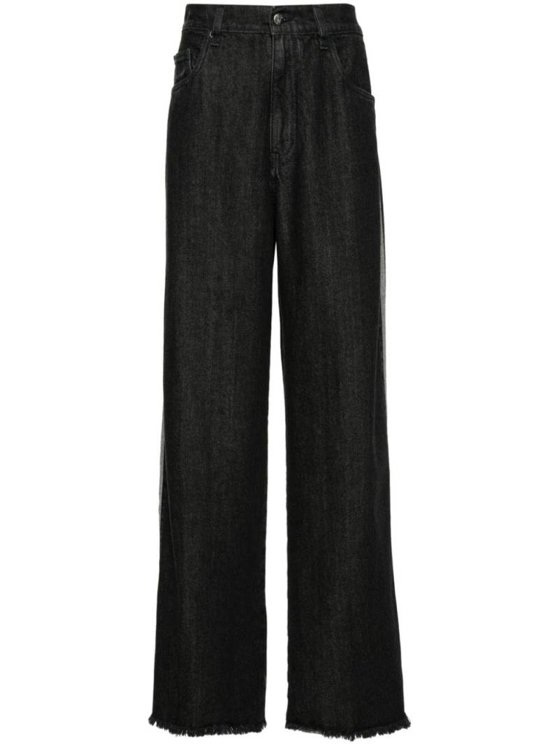 Société Anonyme Kurt wide-leg jeans - Black von Société Anonyme