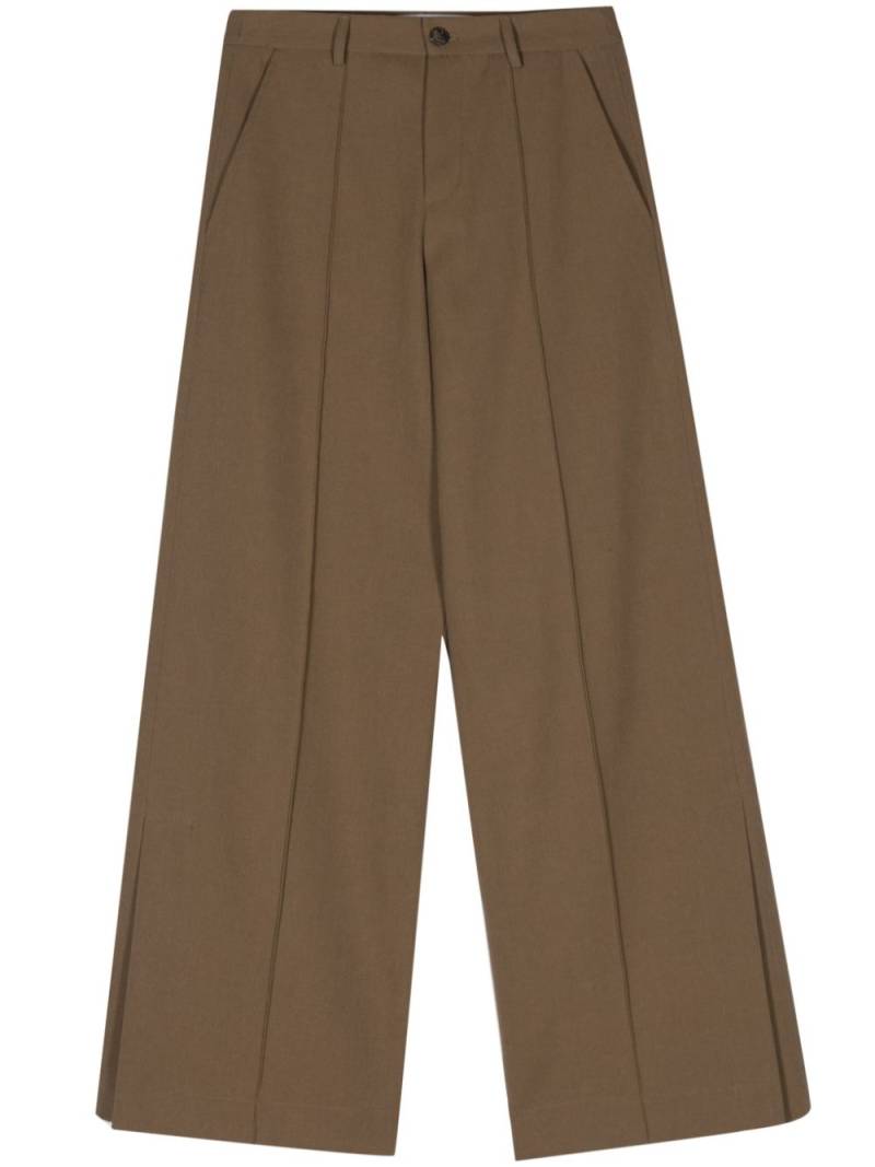 Société Anonyme Open Marl straight-leg trousers - Brown von Société Anonyme