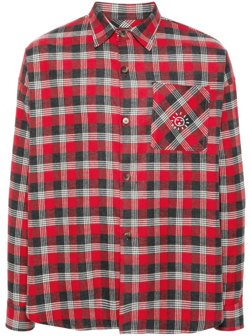 Société Anonyme Over Sunny plaid shirt - Red von Société Anonyme