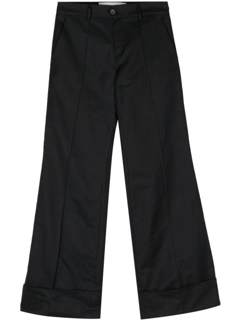 Société Anonyme Overleaps straight-leg trousers - Black von Société Anonyme