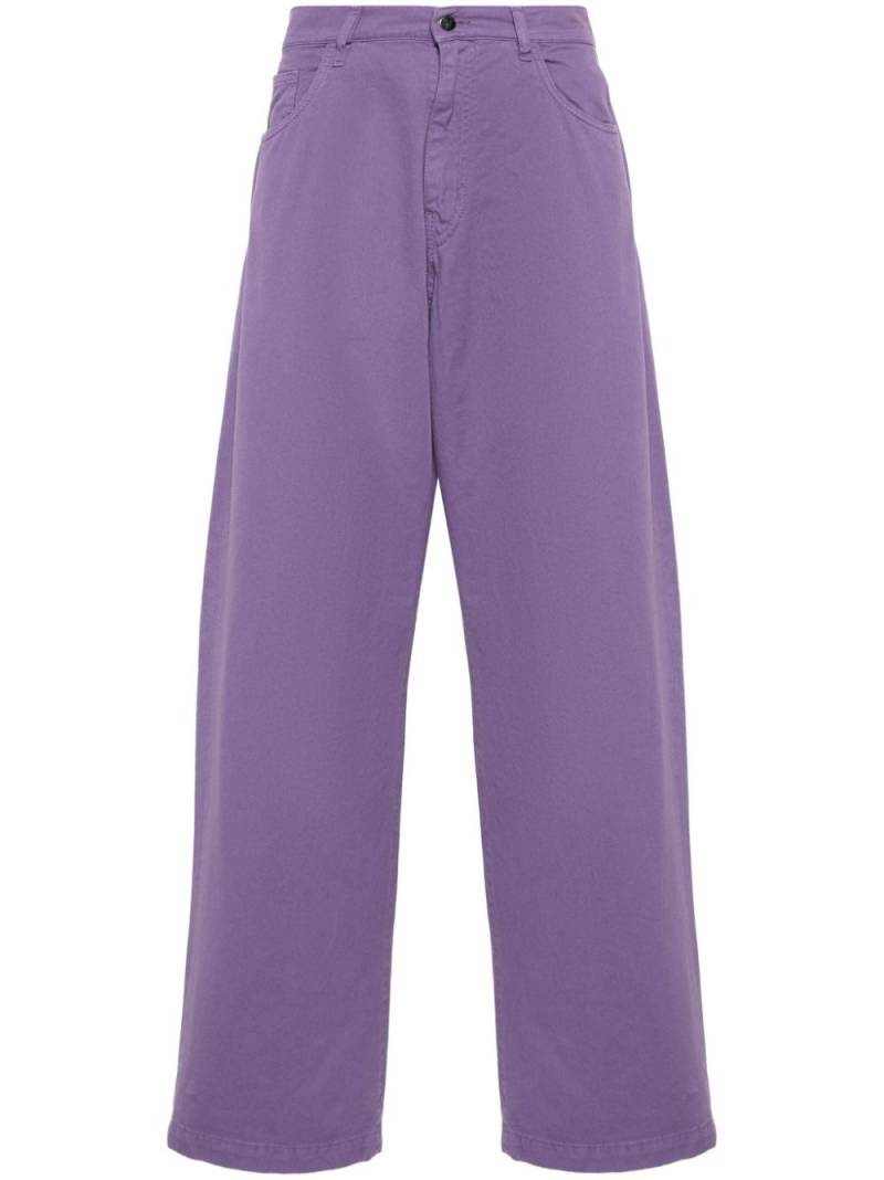 Société Anonyme Red Cross straight-leg trousers - Purple von Société Anonyme