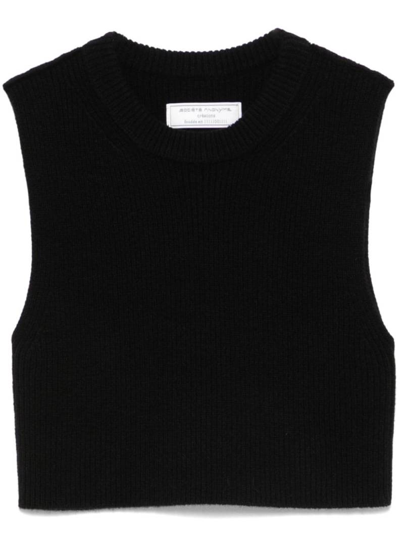 Société Anonyme Riri vest - Black von Société Anonyme