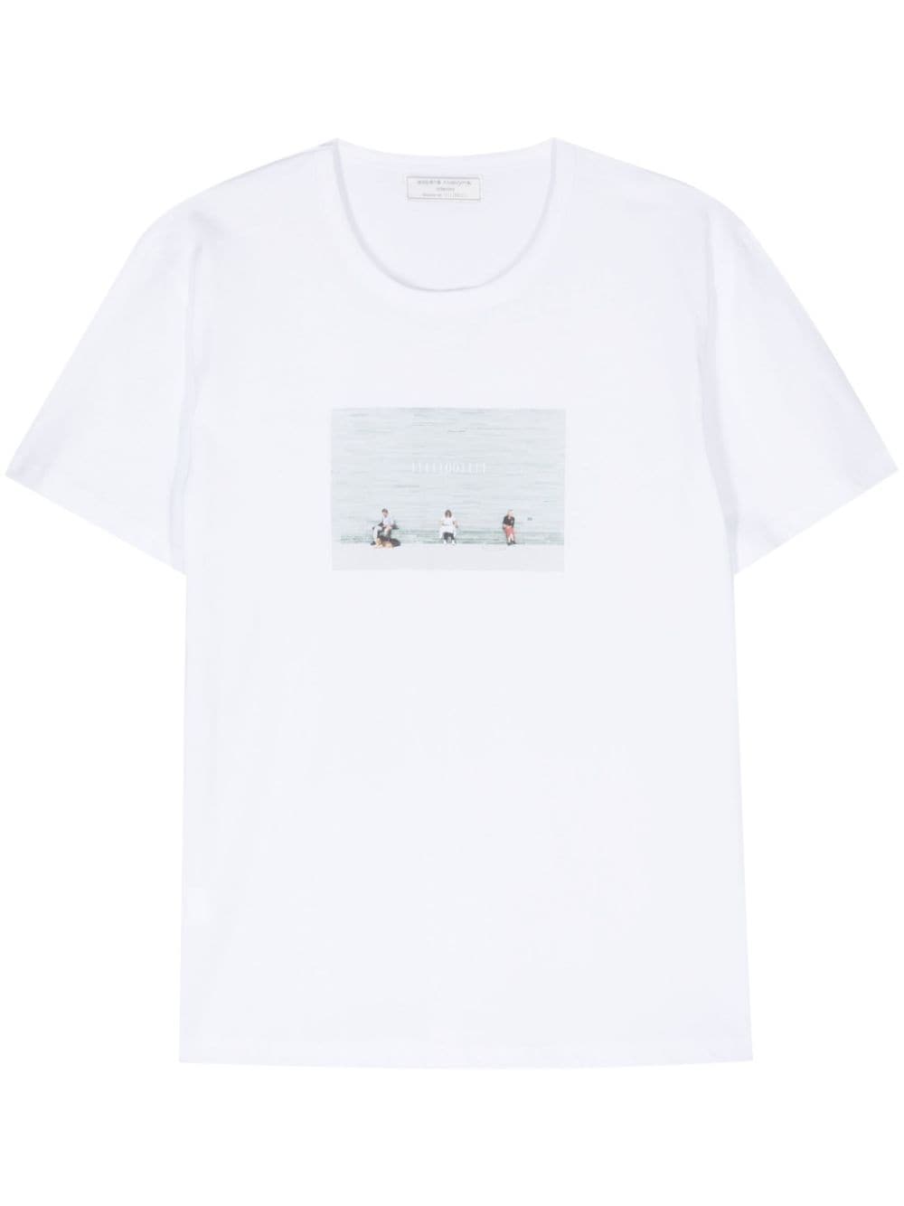 Société Anonyme Strangers cotton T-shirt - White von Société Anonyme