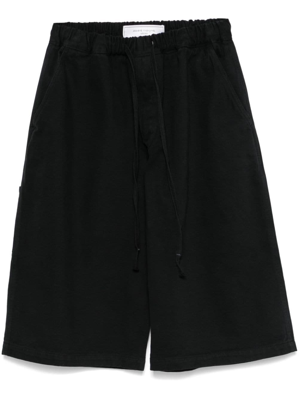 Société Anonyme drawstring bermuda shorts - Black von Société Anonyme