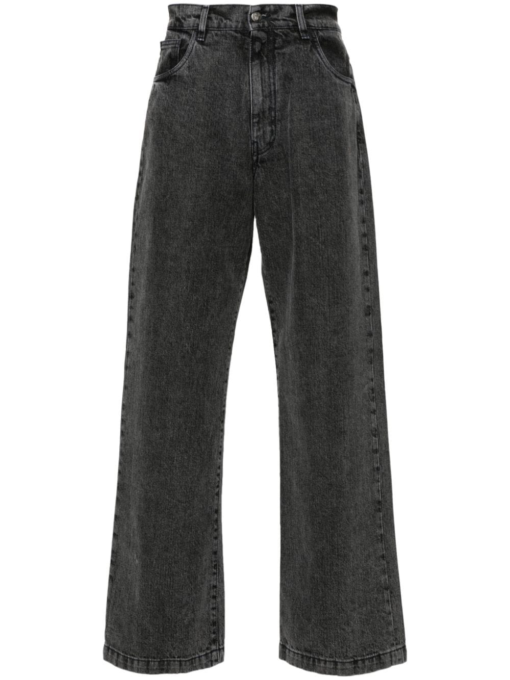 Société Anonyme mid-rise straight-leg jeans - Black von Société Anonyme