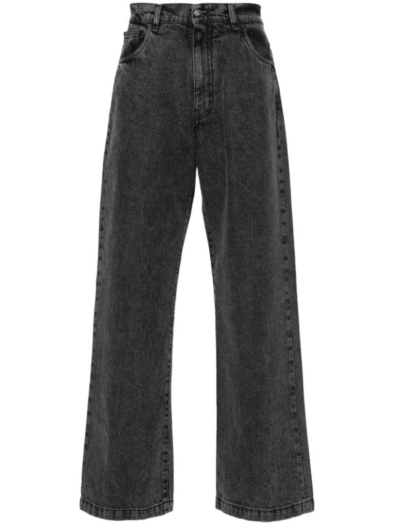 Société Anonyme mid-rise straight-leg jeans - Black von Société Anonyme