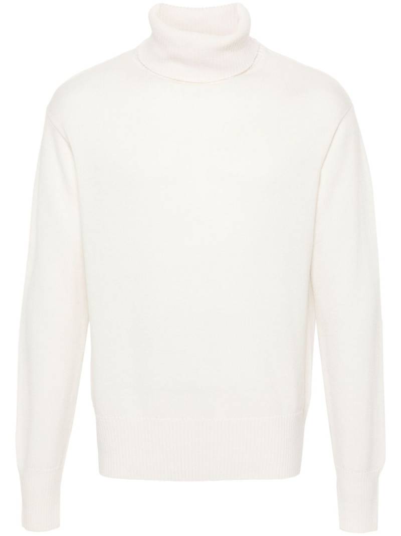 Société Anonyme number-embroidery sweater - Neutrals von Société Anonyme