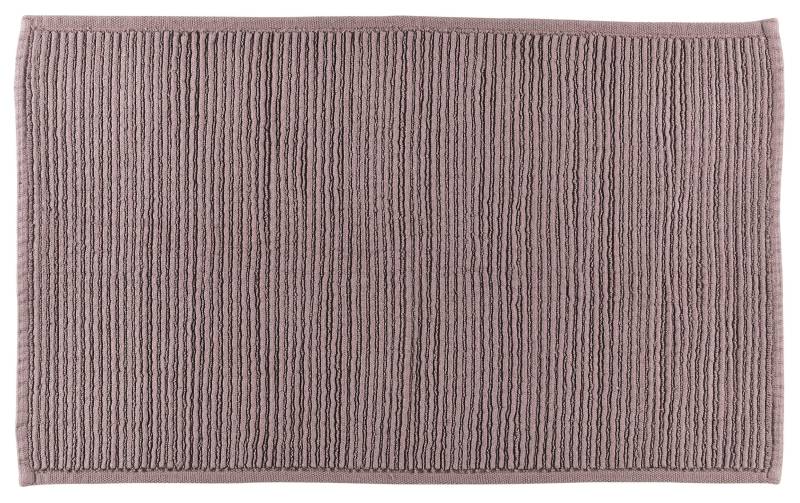 Södahl Badematte »Badteppich 50x80 Plissé Mauve«, Höhe - mm von Södahl