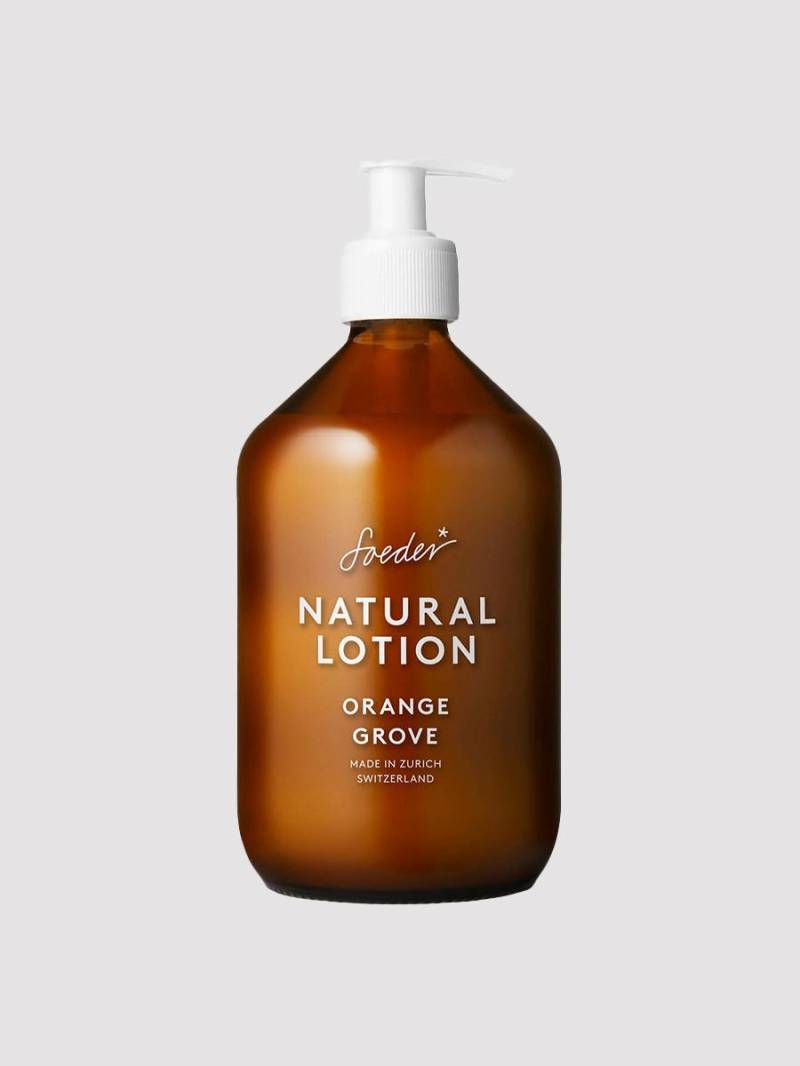 Natural Lotion Orange Grove Körperpflege Damen Transparent 500 ml von Soeder