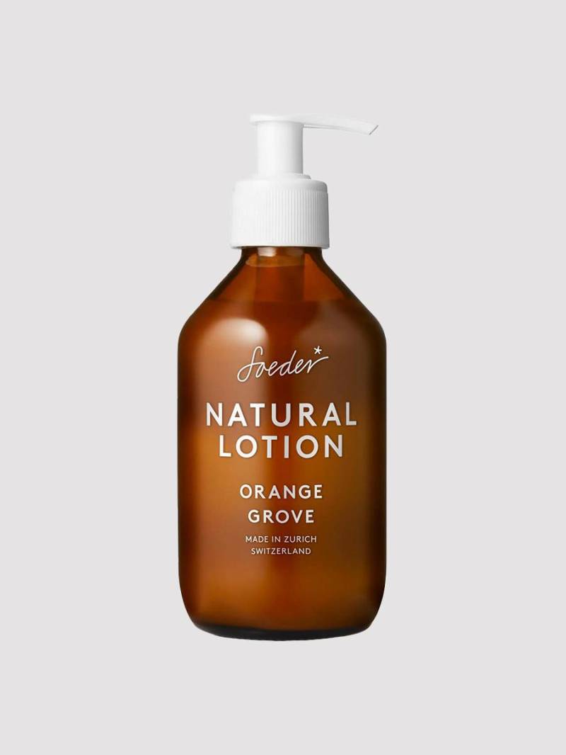 Natural Lotion Orange Grove Körperpflege Damen Transparent 250ml von Soeder