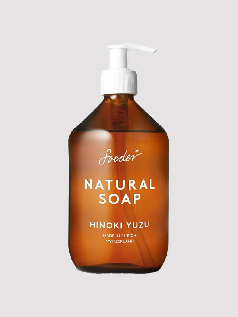 Natural Soap Hinoki Yuzu Körperpflege Damen  500 ml von Soeder