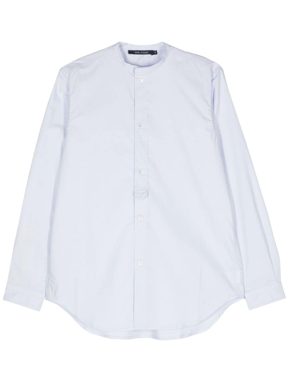 Sofie D'hoore Boyed Waterfall cotton shirt - Blue von Sofie D'hoore