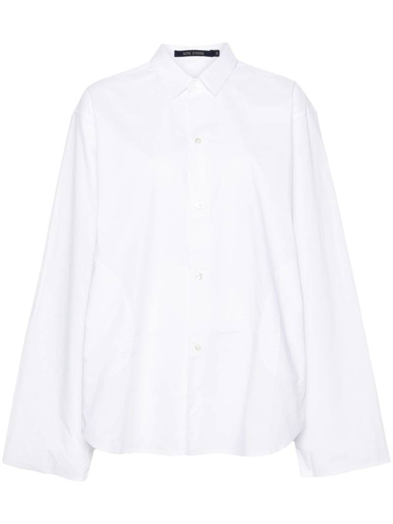 Sofie D'hoore Bruce cotton shirt - White von Sofie D'hoore